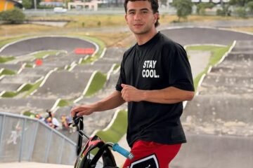 Samuel Kahn se alista para el Mundial de BMX en Australia