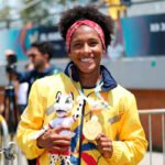 Valeria Araujo hace historia al competir en el Mundial de Atletismo bajo Techo