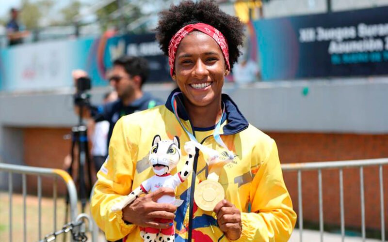 Valeria Araujo hace historia al competir en el Mundial de Atletismo bajo Techo