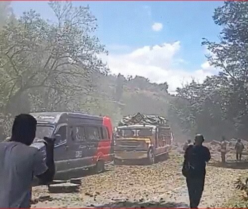 Ataque terrorista en la Vía Panamericana, en El Túnel, en Cajibío: Varios muertos y heridos