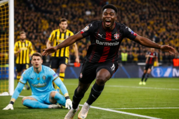 Bayer Leverkusen sorprende y derrota al Dortmund por la mínima