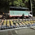 Golpe al narcotráfico en la vía Calarcá – Ibagué, sector El Tigre.