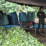 Ejército Nacional arrasó con 4 laboratorios de coca en la costa Pacífica nariñense