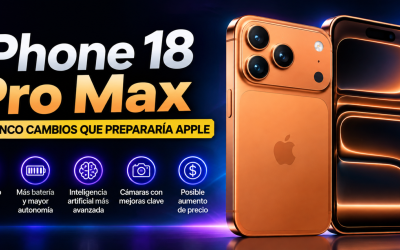 iPHONE 18 PRO MAX: LOS CINCO CAMBIOS QUE PREPARARÍA APPLE PARA SU NUEVO CELULAR
