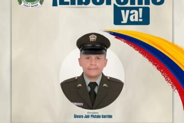 Policía Nacional exige la liberación del patrullero Álvaro Jair Pístala Garrido