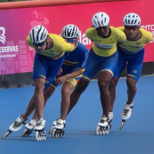 La élite del patinaje de velocidad en los Juegos Suramericanos.